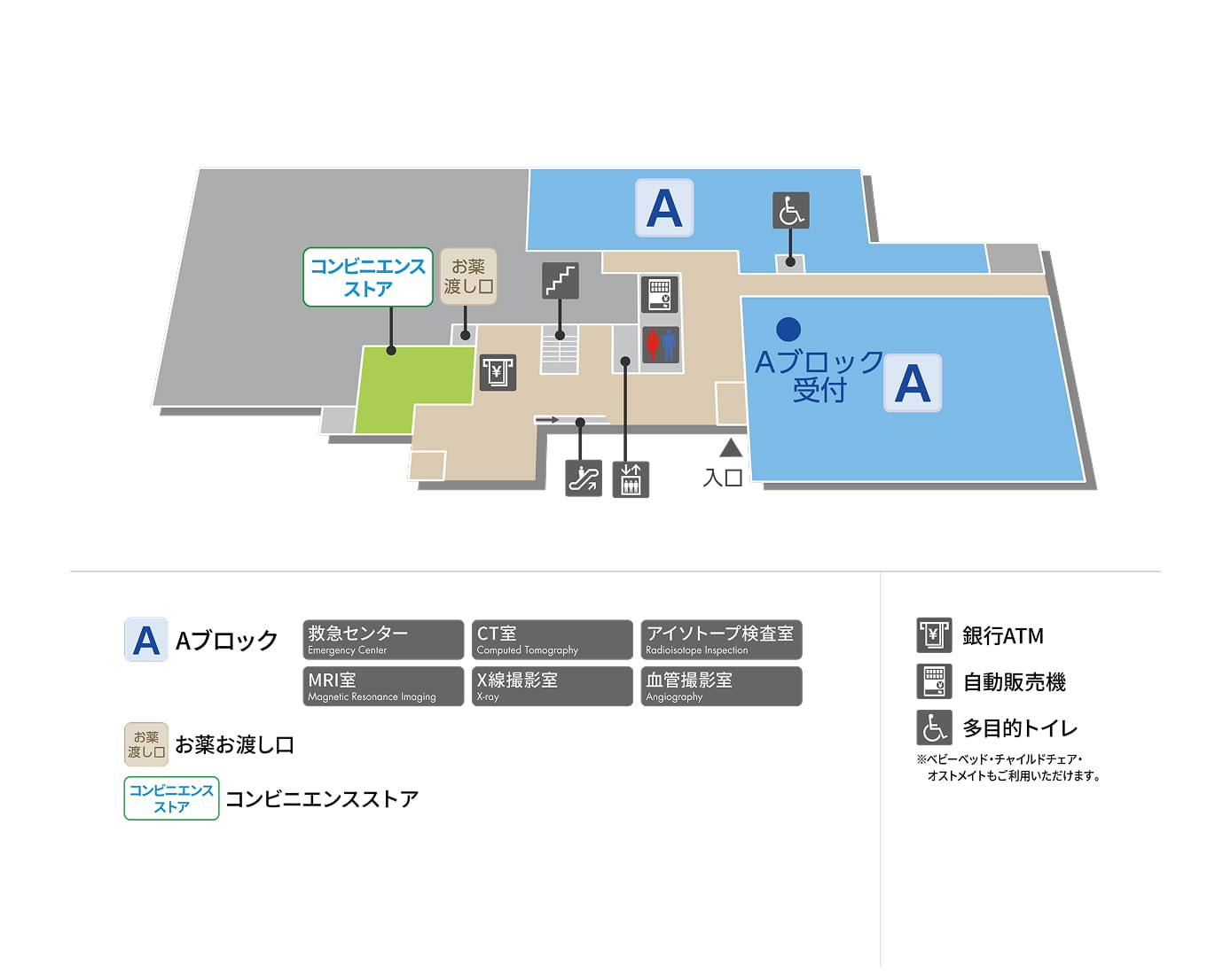 フロアマップ1階