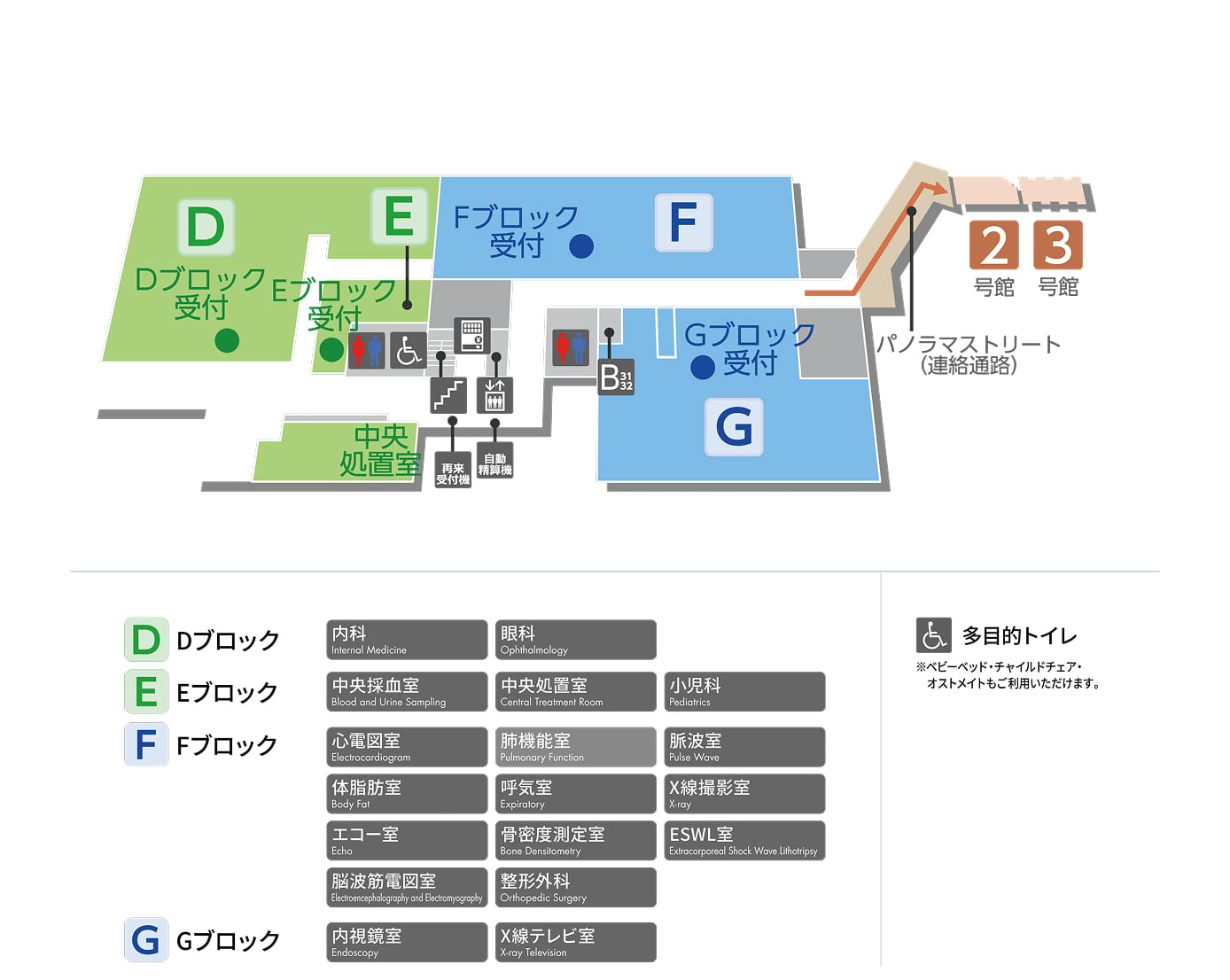 フロアマップ3階