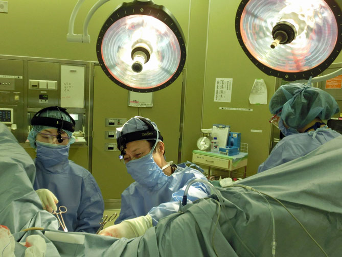 女性骨盤臓器脱手術に対するTVM（メッシュ）手術
